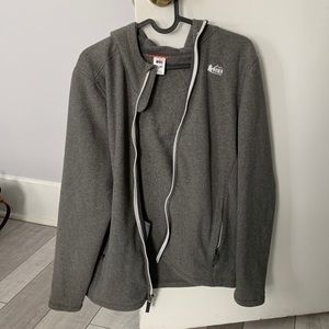 Kids Grey Fleece REI Jacket